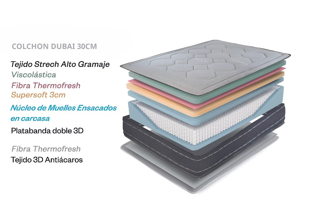 Colchon Dubai Muelles ULTIMATE